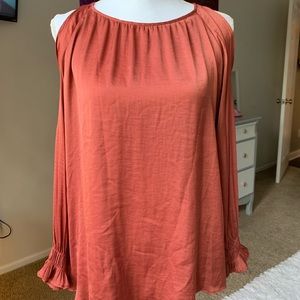 Cold shoulder long sleeve